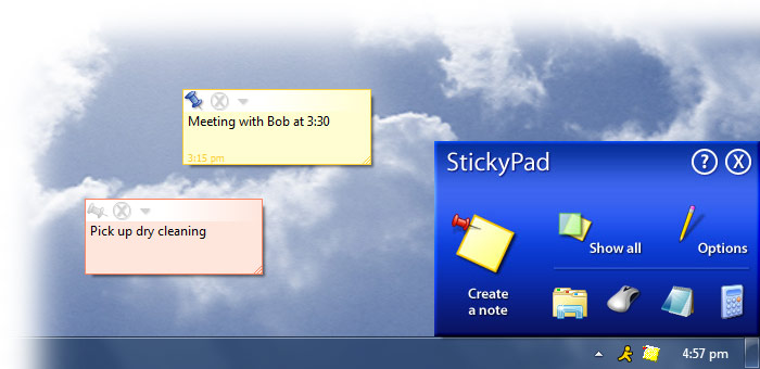 Screenshot of StickyPad